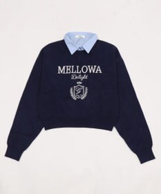 WEGO シャツドッキングジャガードニット