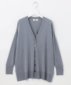 J.PRESS LADIES 【洗える】 シルキーレーヨンストレッチ Ｖネック カーディガン