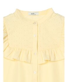 earth music&ecology デコルテレースフリルブラウス