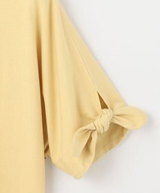 Feroux 【UVケア】リボンスリーブドルマン Tシャツ