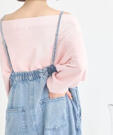 earth music&ecology ダブルジップデニムキャミワンピース