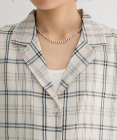 Green Parks 開襟シアージャケット風シャツ