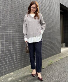 UNFILO beauty warm テーパードパンツ