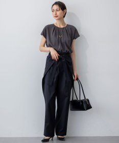 23区 【GOLD LABEL】チノ ラップワイドパンツ