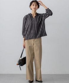 23区 今季 完売！ ストレッチギャバ チノパンツ ベージュ 44 13号 新品 23区 チノパン 「Oggi9月号掲載/洗える」ストレッチギャバ チノ