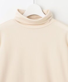 自由区 S 【洗える】ビンテージパールタートルネック カットソー