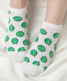 WEGO フルーツ総柄ショートソックス