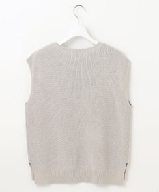 J.PRESS LADIES L 【洗える】GIMA COTTON ニット ベスト