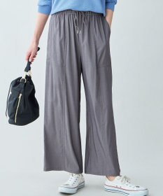 ANY 7daysデイリーリラックスパンツ（セットアップ着用可） グレーシャンブレー
