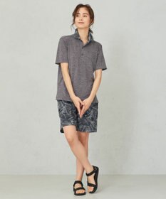 JOSEPH ABBOUD MOUNTAIN 【UNISEX】3Dエンボスリーフ ハーフパンツ