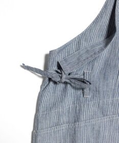 LENO LIGHT HICKORY SALOPETTES / ヒッコリーサロペット