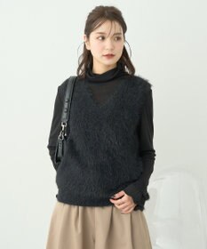 earth music&ecology シャギーベスト