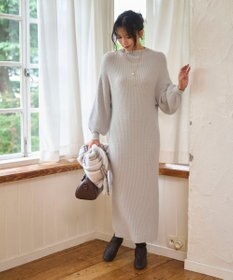 WEGO 【WEB限定/2025年秋冬新作】ニットワンピース