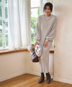 WEGO 【WEB限定/2025年秋冬新作】ニットワンピース