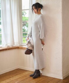 WEGO 【WEB限定/2025年秋冬新作】ニットワンピース