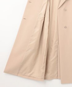 ANY SIS ノーカラーロングテロンチ コート