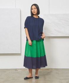 J.PRESS YORK STREET 【WOMEN】バックドレープドルマン ブラウス