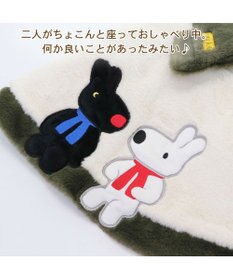 PET PARADISE 犬 服 リサとガスパール ポンチョ 【小型犬】 マフラー付き 音符