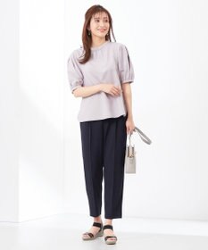 ANY SIS 【洗える】レースパーツタックスリーブ ブラウス