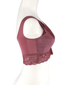 San-ai Resort（三愛水着楽園） 毎日らくちん 楽しくバストケアもちもちナイトブラ【ナイト＆ディブラ】フロントホックあり 【northerly】