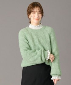 ANY カーリーファンシーニット