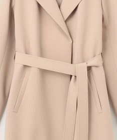 ANY SIS ノーカラーロングテロンチ コート