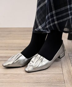 APOM ソフトプリーツフラットパンプス20