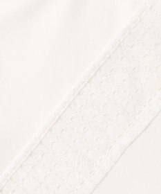 J.PRESS LADIES エンブロコンビ シャツジャージー バンドカラー カットソー