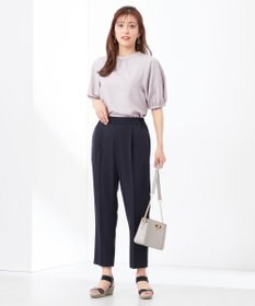 ANY SIS 【洗える】レースパーツタックスリーブ ブラウス