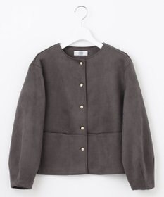 J.PRESS LADIES L 【洗える】スエードダンボール  ジャケット