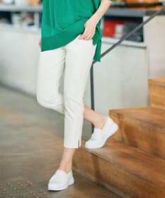 Tiaclasse L 【日本製】ドライモーメント裾スリットパンツ