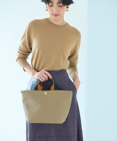 TOPKAPI 【Breath TOPKAPI】SCOTCH GRAIN スコッチグレイン プレーン 2トーンテープ ハンドル トートバッグ S