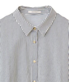 Green Parks 金ボタン裾ドロストシャツ