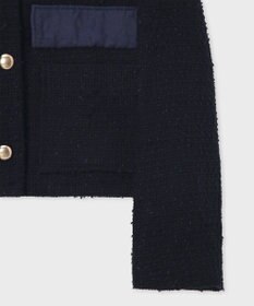 Paul Smith ツイード ノーカラー ジャケット