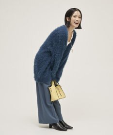 YECCA VECCA 金釦アクセントベルトワイドパンツ