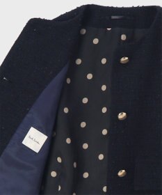 Paul Smith ツイード ノーカラー ジャケット