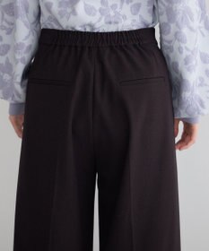 YECCA VECCA 金釦アクセントベルトワイドパンツ