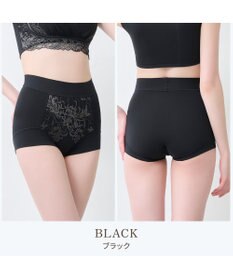 BRADELIS New York 【BRADELIS NewYork peace】綿混フィットレースショーツ24 ブラデリス 補正下着 ハイウエスト 深め