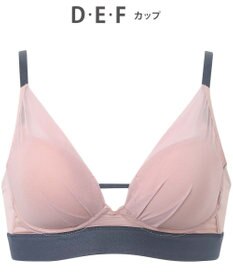 WACOAL ノンワイヤーブラ 【重力ケアブラ】 バストを重力から守る まる胸をキープ サイドのラインすっきり Gカップまで対応 大きいサイズ レディース BXB114 /ワコール