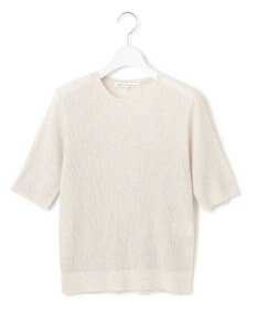 23区 S 【洗える】シャイニーシアー リブ ニット