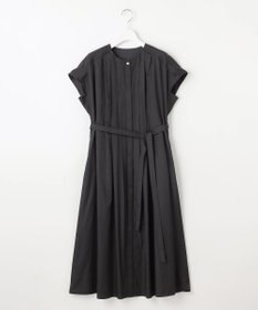 自由区 【洗える】シルキータック ワンピース