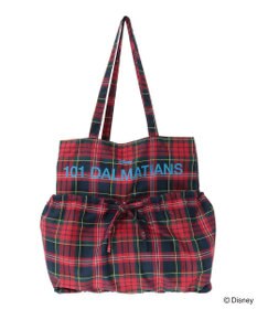 Green Parks １０１匹わんちゃん／チェック柄トートバッグ