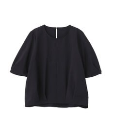 Green Parks 表面感裾タックブラウス