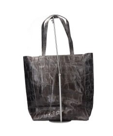 INTER-CHAUSSURES 【ANDREA CARDONE ITALI】ファスナー付き型押しレザートートバッグ