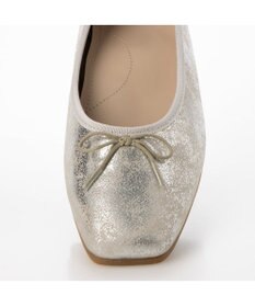 ing <ing>【WEB限定】スクエアトゥバレエシューズ