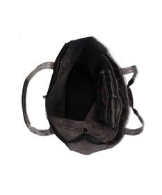 INTER-CHAUSSURES 【ANDREA CARDONE ITALI】ファスナー付き型押しレザートートバッグ