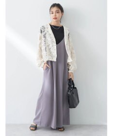 earth music&ecology リボンコンビネゾン