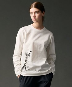 JOSEPH ABBOUD MOUNTAIN 【テーム・ヤルヴィモチーフ】プレーティング天竺 ロングTシャツ