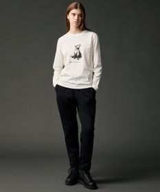 JOSEPH ABBOUD MOUNTAIN 【テーム・ヤルヴィモチーフ】プレーティング天竺 ロングTシャツ