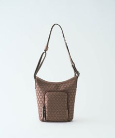 MIYABIYA LAQUOH【撥水加工】篭目柄エンボスボンディング ポケットショルダー